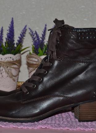 41 - 27 см. ботинки деми на шнуровке и молнии, женская обувь kennel & schmenger2 фото