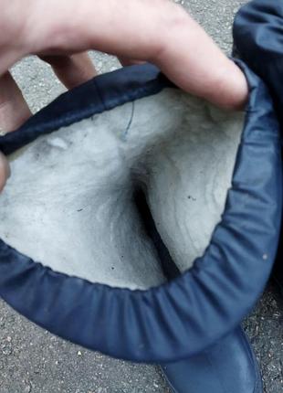 23,5 см утеплённые резиновые сапоги spirale утеплені чоботи гумові