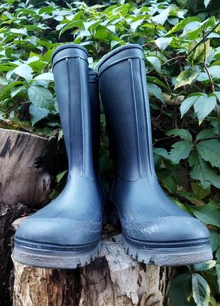 23,5 см утеплённые резиновые сапоги spirale утеплені чоботи гумові