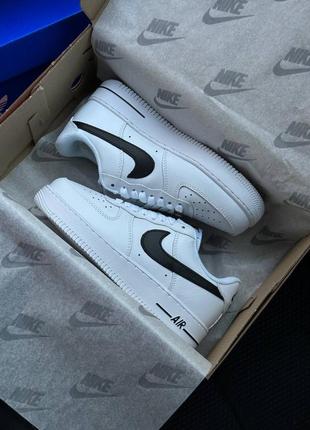 Зимние кроссовки nike air force 1 winter white black (мех)36-37-38-39-40-417 фото