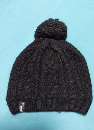Качественная теплая фирменная шапка на флисе бренда thinsulate