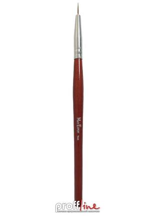 Кисть лайнер для тонких линий mett коричневая ручка (9 мм)
