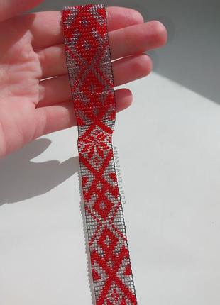 Украинское украшение на шею, гердан, чокер из бисера ❤️