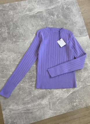 Лиловый фиолетовый гольф, свитер4 фото