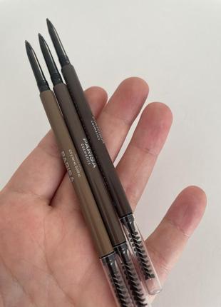 Олівець для брів parisa cosmetics micro brow pencil3 фото