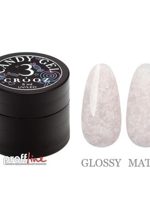 Гель для дизайна crooz candy gel, 5 мл № 3