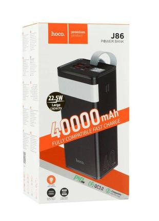 ☄️універсальна мобільна батарея hoco j86 powermaster 22.5w fully compatible 40000 mah☄️