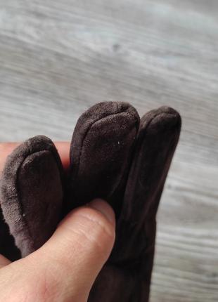 Шерстяные кожаные перчатки vera pelle6 фото