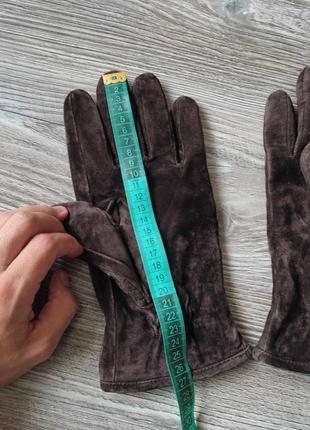 Шерстяные кожаные перчатки vera pelle8 фото