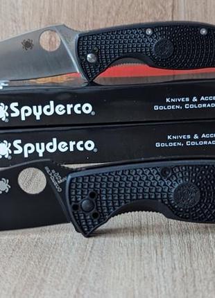 Нож spyderco tenacious. складной туристический нож4 фото