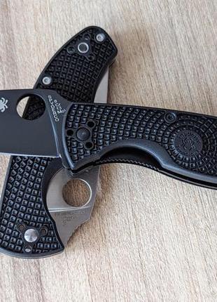 Нож spyderco tenacious. складной туристический нож6 фото