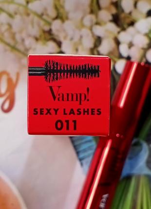 Pupa vamp! sexy lashes mascara. новинка. оригинал! тушь для ресниц. італія.6 фото