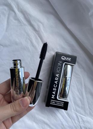 Туш для вій quiz cosmetics icon mascara2 фото