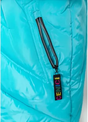 Женская жилетка, цвет бирюзовый6 фото