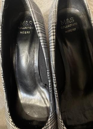 Стильные туфли из текстиля marks & Spencer insolia wide fit 38 размер7 фото