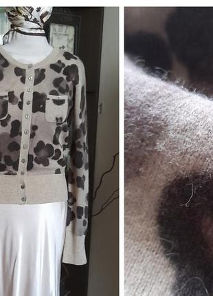 Кофта шерстяная кардиган шерсть тёплый unodue