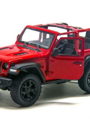 Коллекционная игрушечная модель джипа jeep wrangler 5'' kt5412wa металлический nia-mart