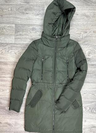 Vero moda куртка парка xs размер женская  пуховик хаки оригинал2 фото