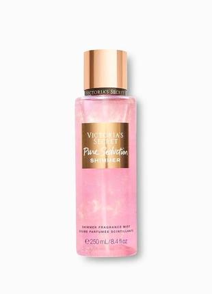 🌸 оригинальный мист victoria's secret pure seduction с шиммером1 фото