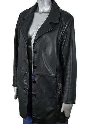 Винтажная женская кожаная куртка, пиджак, пальто4 фото