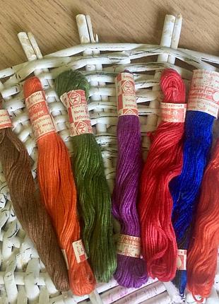 Мулине нити для вышивки времен срср/ винтаж