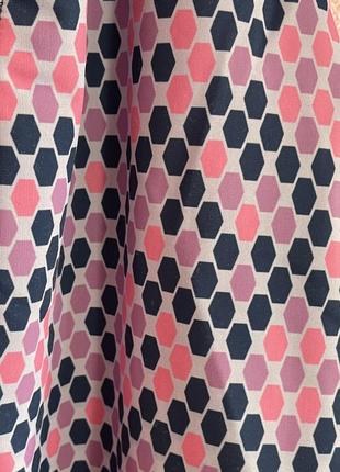 Лосины для фитнеса total fit черно-розовые