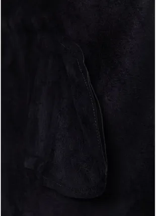 Женский плащ из экокожи, цвет черный4 фото