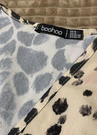 ❗️распродаж❗️ стильная блузка в анималистичный принт boohoo6 фото