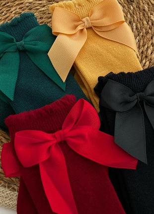 Дитячі гольфи з бантиком