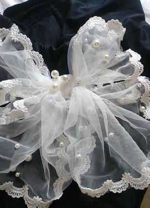 Заколка бант модный в стиле шанель