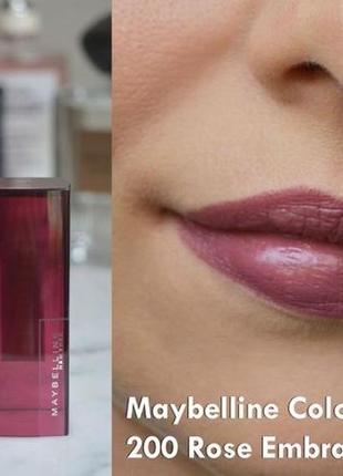 Помада для губ maybelline new york color sensational smoked1 фото