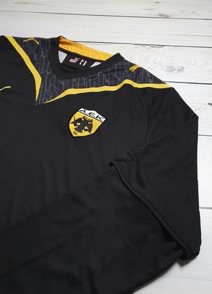 Мужской спортивный лонгслив puma aek 2009 2010 jersey / футболка джерси пума аек / a.e.k.5 фото