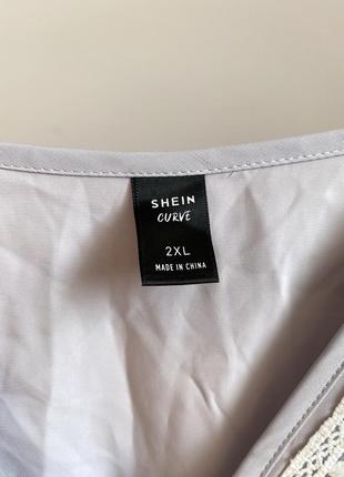 Длинное асимметричное платье shein 2xl3 фото