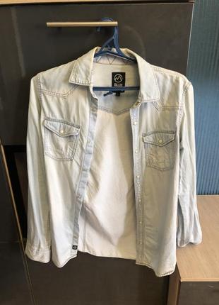 Сорочка джинсова