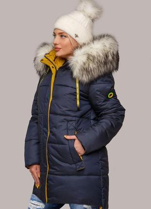 Зимняя куртка лиза 44-563 фото