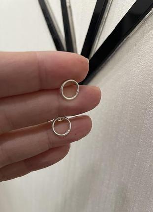 Срібні сережки цвяшки 925 проба (серебро, срібло)