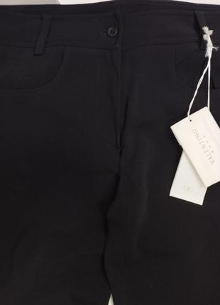 Valentino брюки черные расшитые паетками карманы штаны5 фото