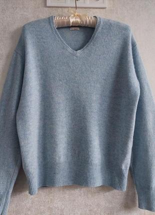 Женский пуловер house of bruar из овечьей шерсти с v - образным вырезом (36-38 размер)6 фото