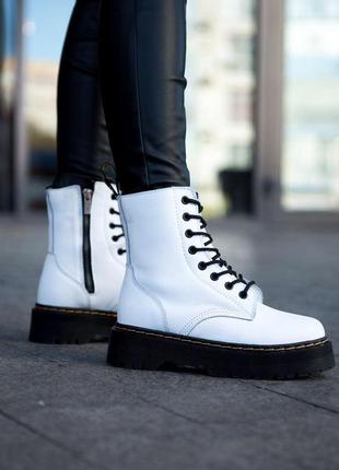 Dr. martens jadon white black no logo