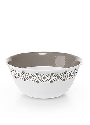 Миска stefanplast tosca біло-сіра 23x10см (55050)