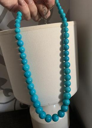 Бусы бирюза