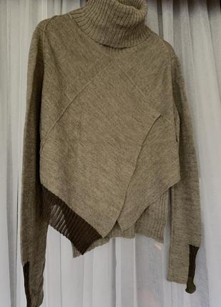 Свитер дизайнерский альпака s