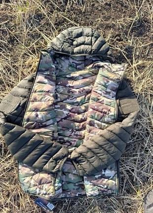 Куртка тактична військова двостороння демі сезонна multicam/olive реверс kombat uk7 фото