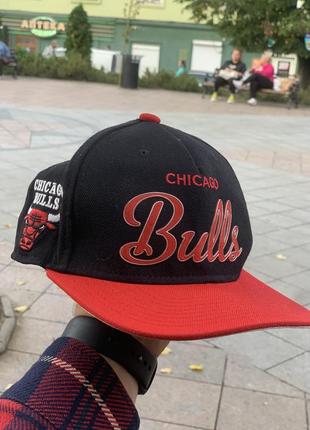 Вінтажний  snapback mitchell & ness chicago bulls