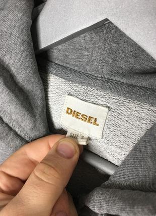 Оригинальное очень крутое зип худи, кофта, реглан diesel из новых коллекций6 фото