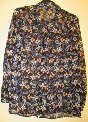 Красивая актуальная блуза miss selfridge принт цветы размер 122 фото
