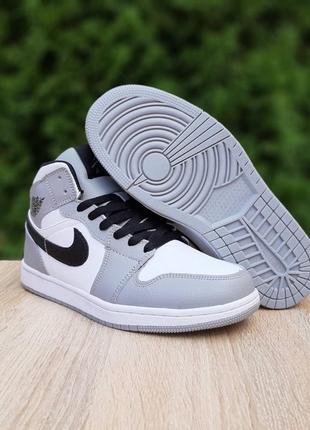 Шикарные женские зимние кроссовки "nike air jordan 1 high"7 фото