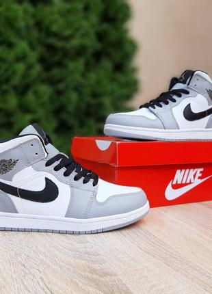 Шикарные женские зимние кроссовки "nike air jordan 1 high"8 фото