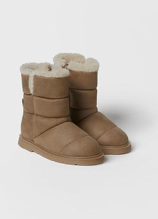 Зимние сапоги zara
