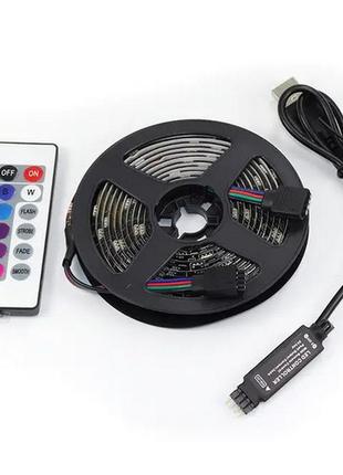 Світлодіодна стрічка 5050 rgb 2,0м (мікс)